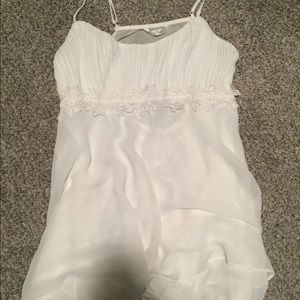 Flowy white lingerie. NWOT
